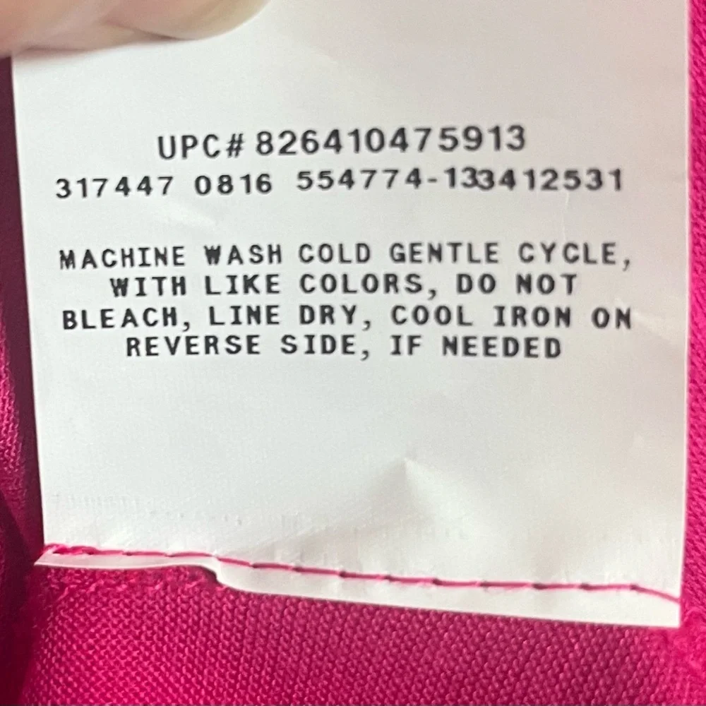 AGB Women's Pink Open Front Cardigan-lightweight. New with tags. Women's size 2X